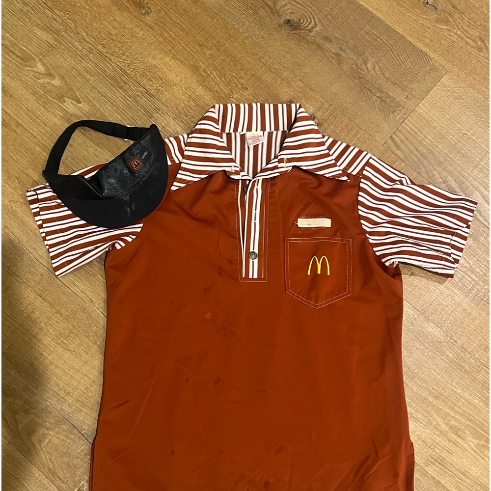 Real Vintage Mcdonald’s Uniform From The 80’s Gem